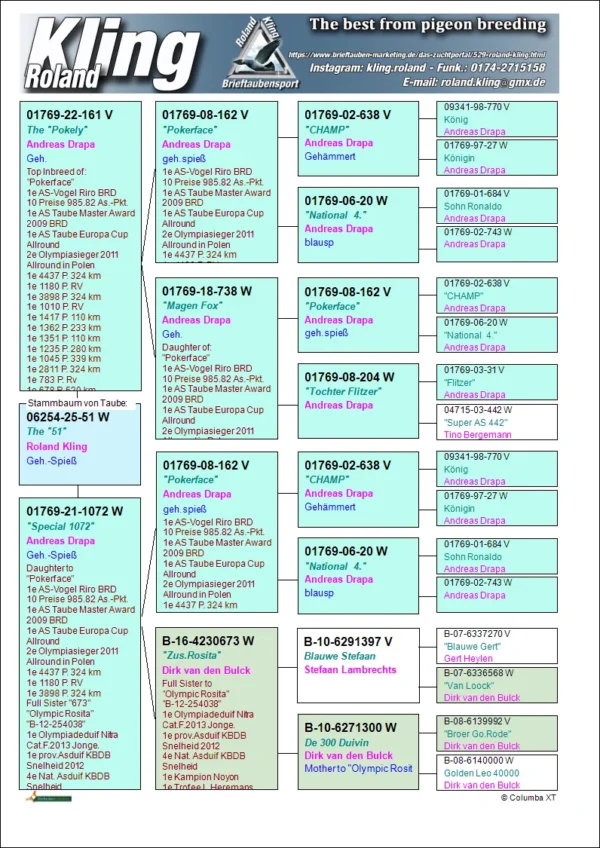 25-51 DV 6254-25-51 Femela Roland Kling Dubla nepoata Pokerface Andreas Drapa
