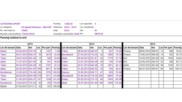 RO 50863 20218 Mascul Tamas Dorin super reproducator fiu din Asu, mama este nepoata din Salinero Eijerkamp