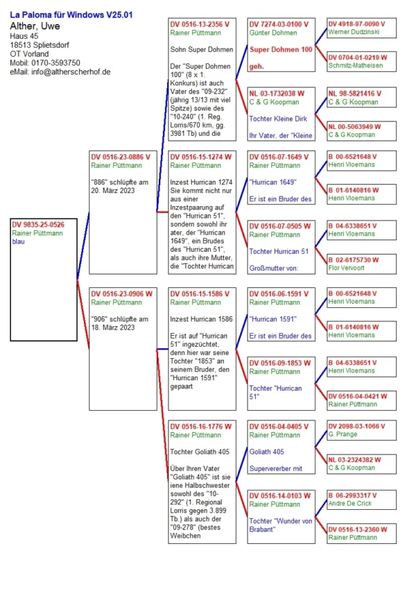 DV 9835-25-526 Uwe Alther Rainer Pottmann 100% Vloemans Hurican 51