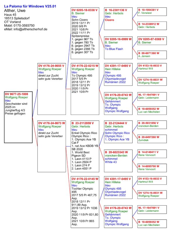 DV 9677-25-1808 Femala Uwe Alther Olympic Rico/ Herbots